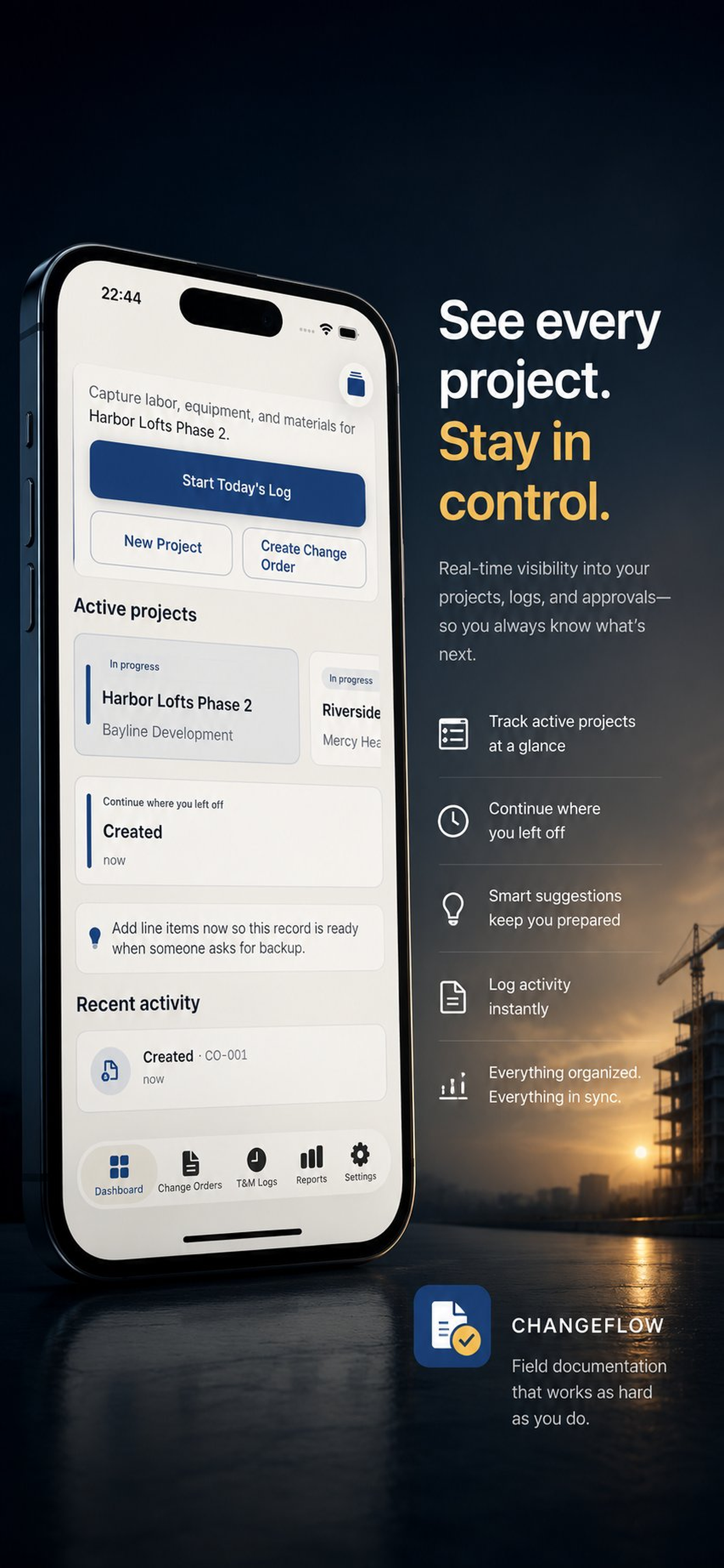 ChangeFlow developer-provided iPhone screenshot 3