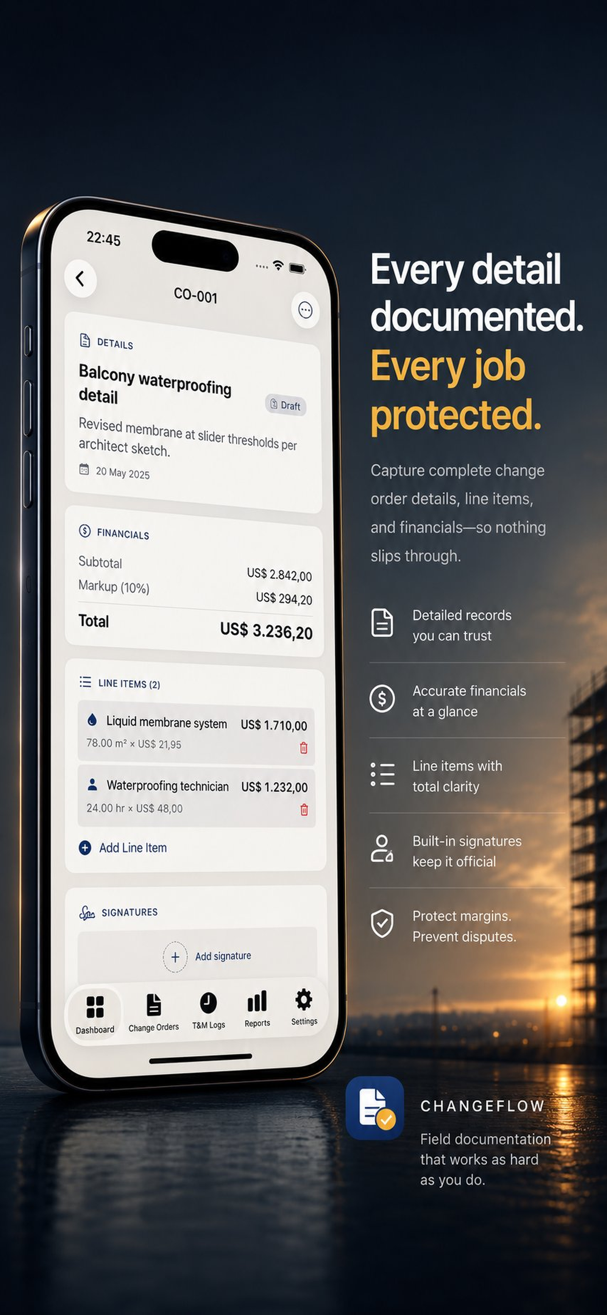 ChangeFlow developer-provided iPhone screenshot 4