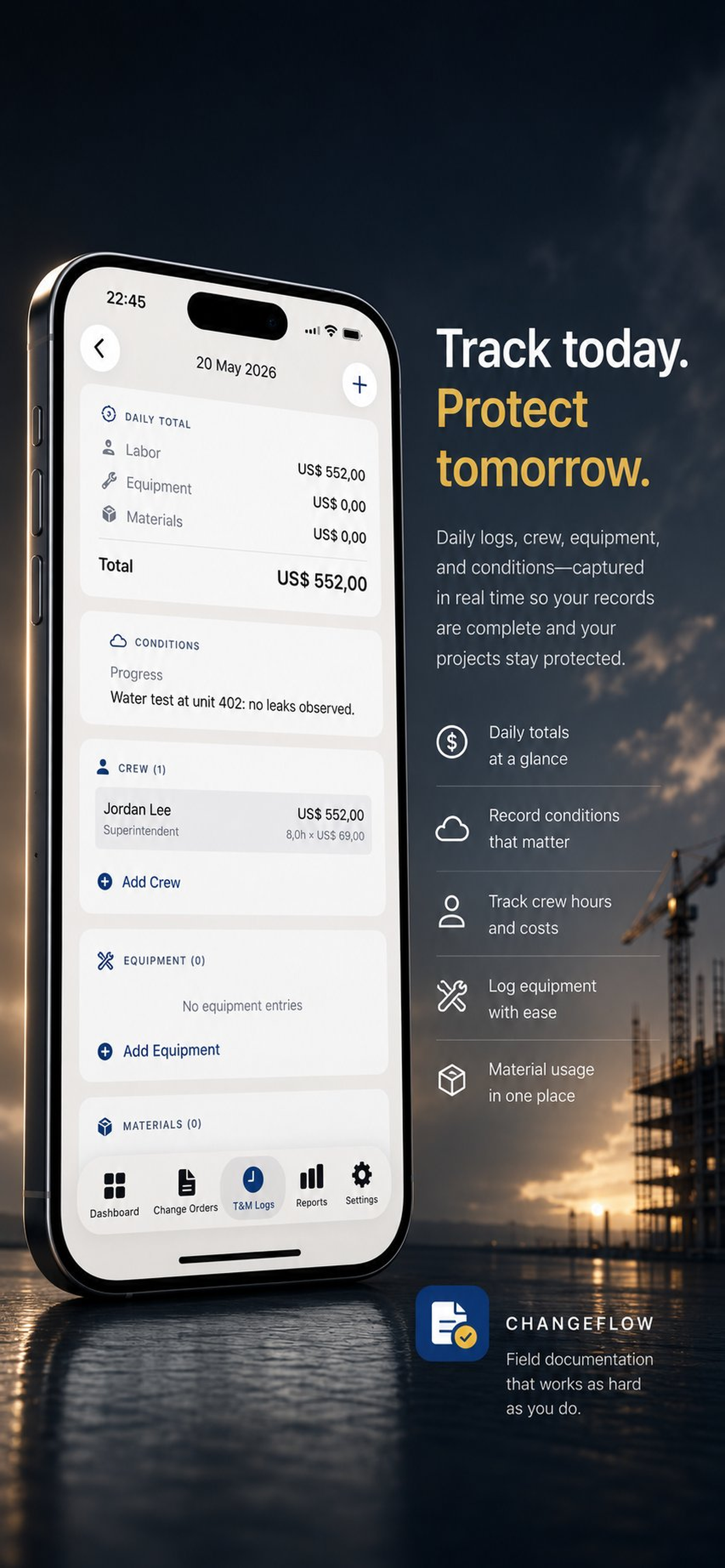 ChangeFlow developer-provided iPhone screenshot 5