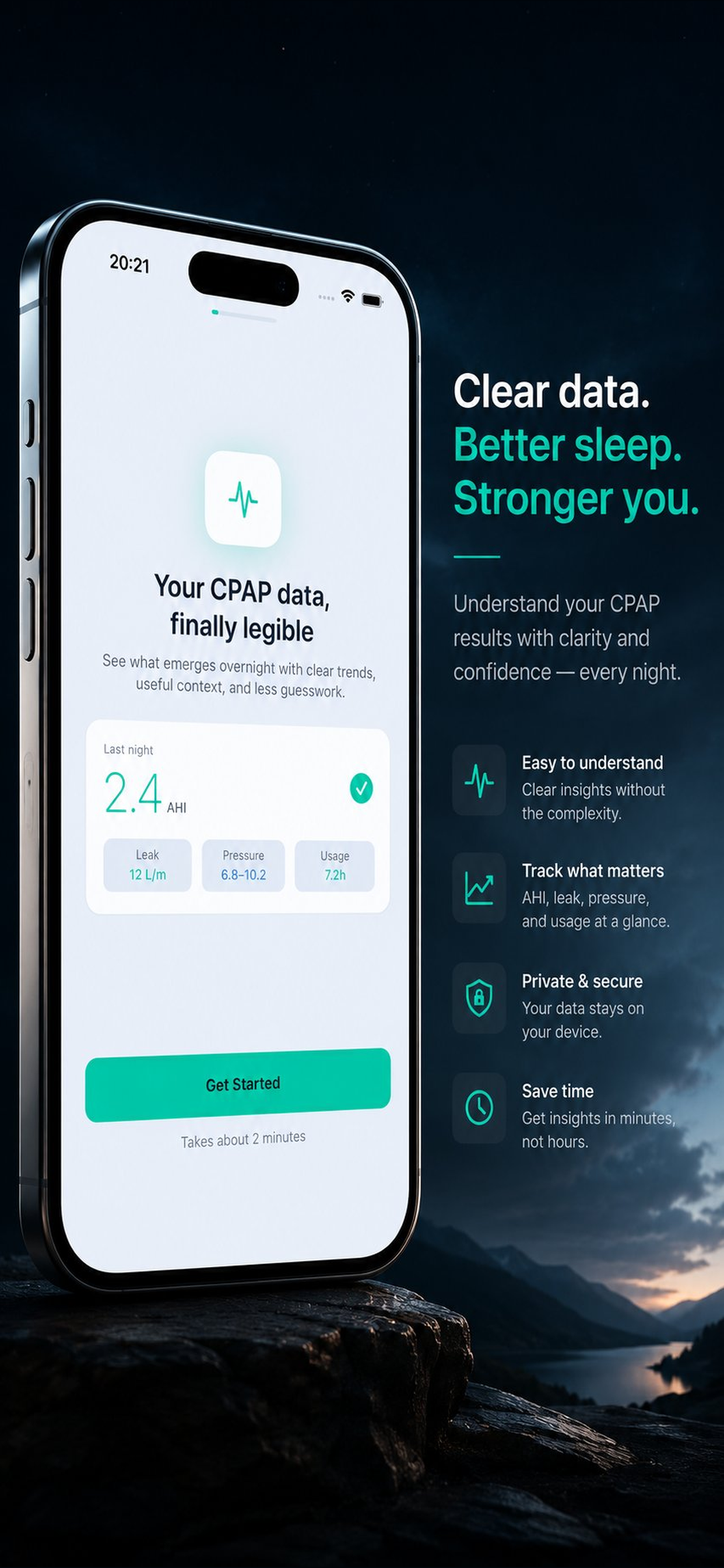 CPAP Insight developer-provided iPhone screenshot 5