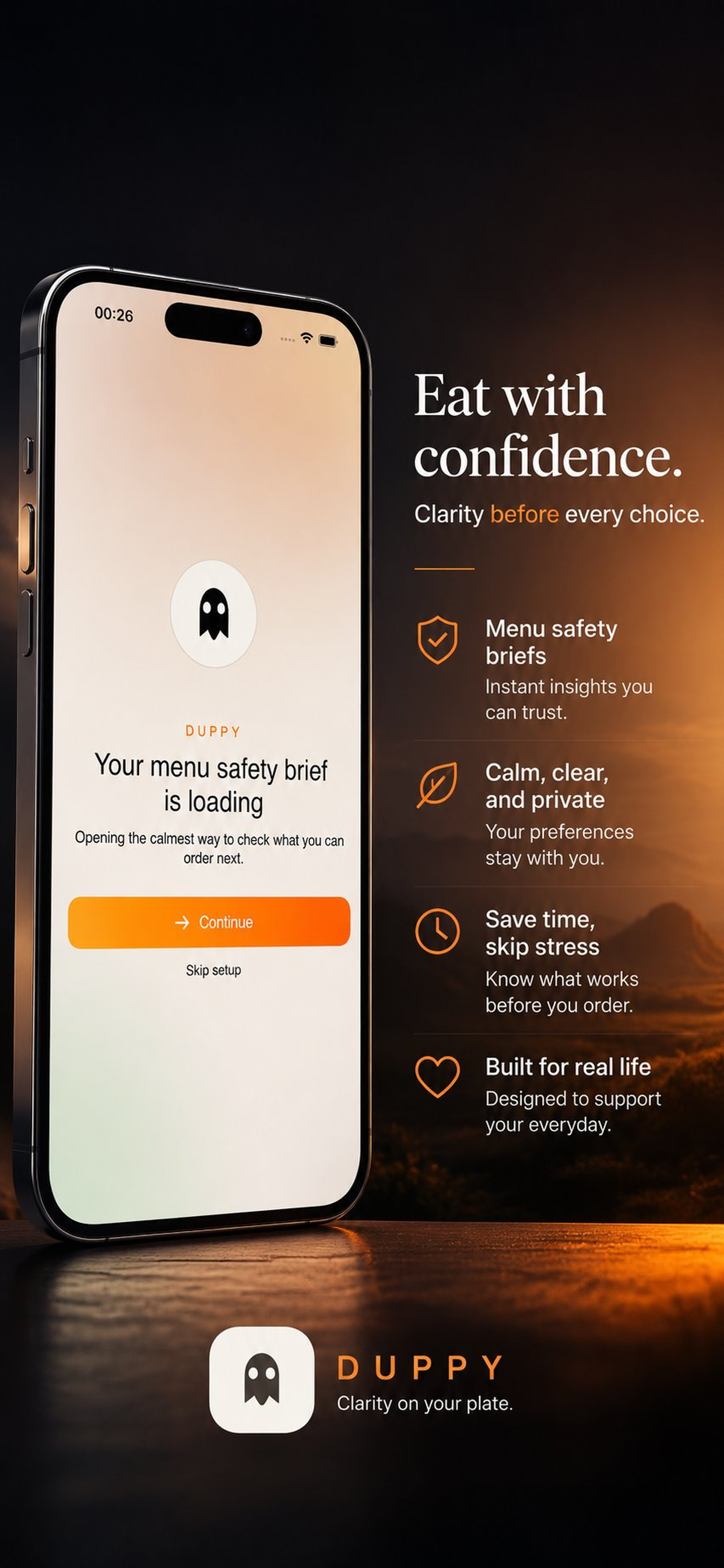 Duppy developer-provided iPhone screenshot 1