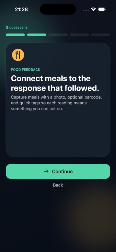 GlucoseLens developer-provided iPhone screenshot 8