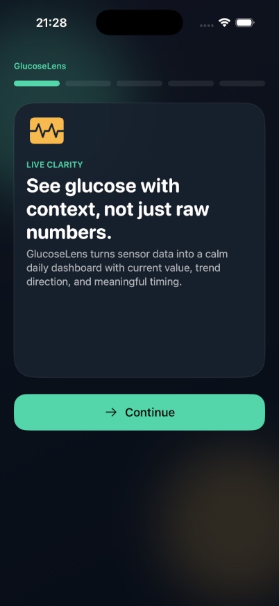 GlucoseLens developer-provided iPhone screenshot 9