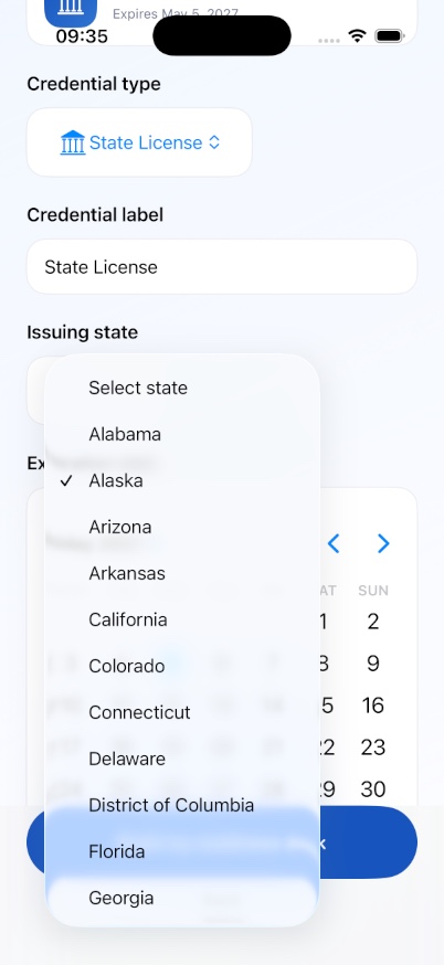 MedCertify developer-provided iPhone screenshot 4
