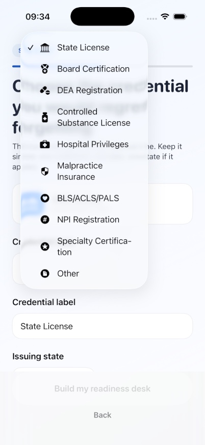MedCertify developer-provided iPhone screenshot 5