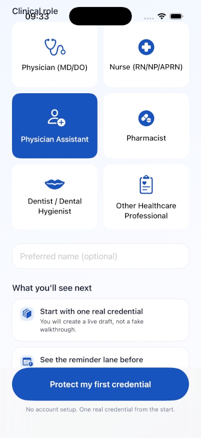 MedCertify developer-provided iPhone screenshot 6