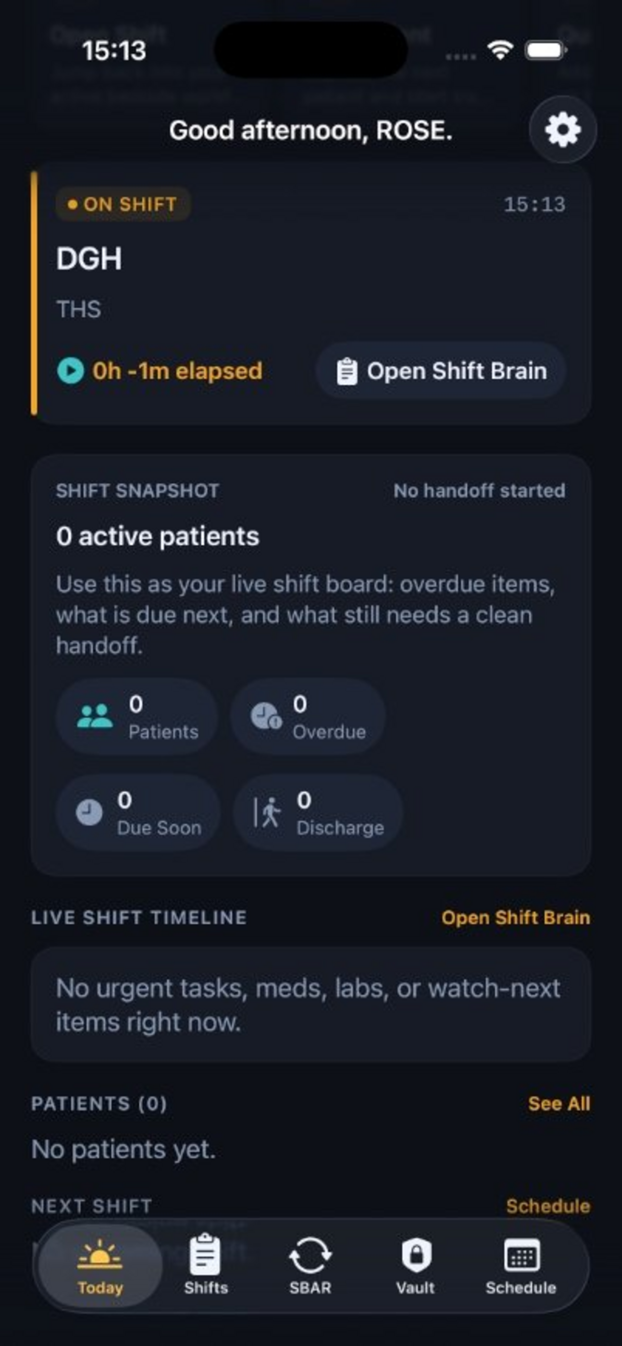Nursely developer-provided iPhone screenshot 1