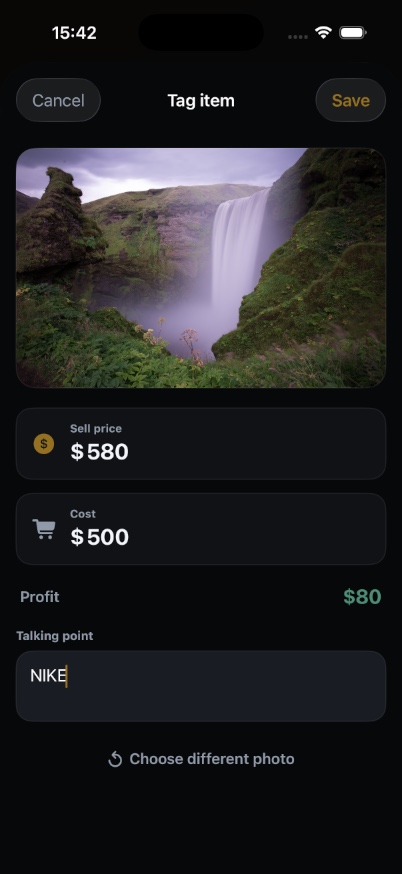 Oasic developer-provided iPhone screenshot 6