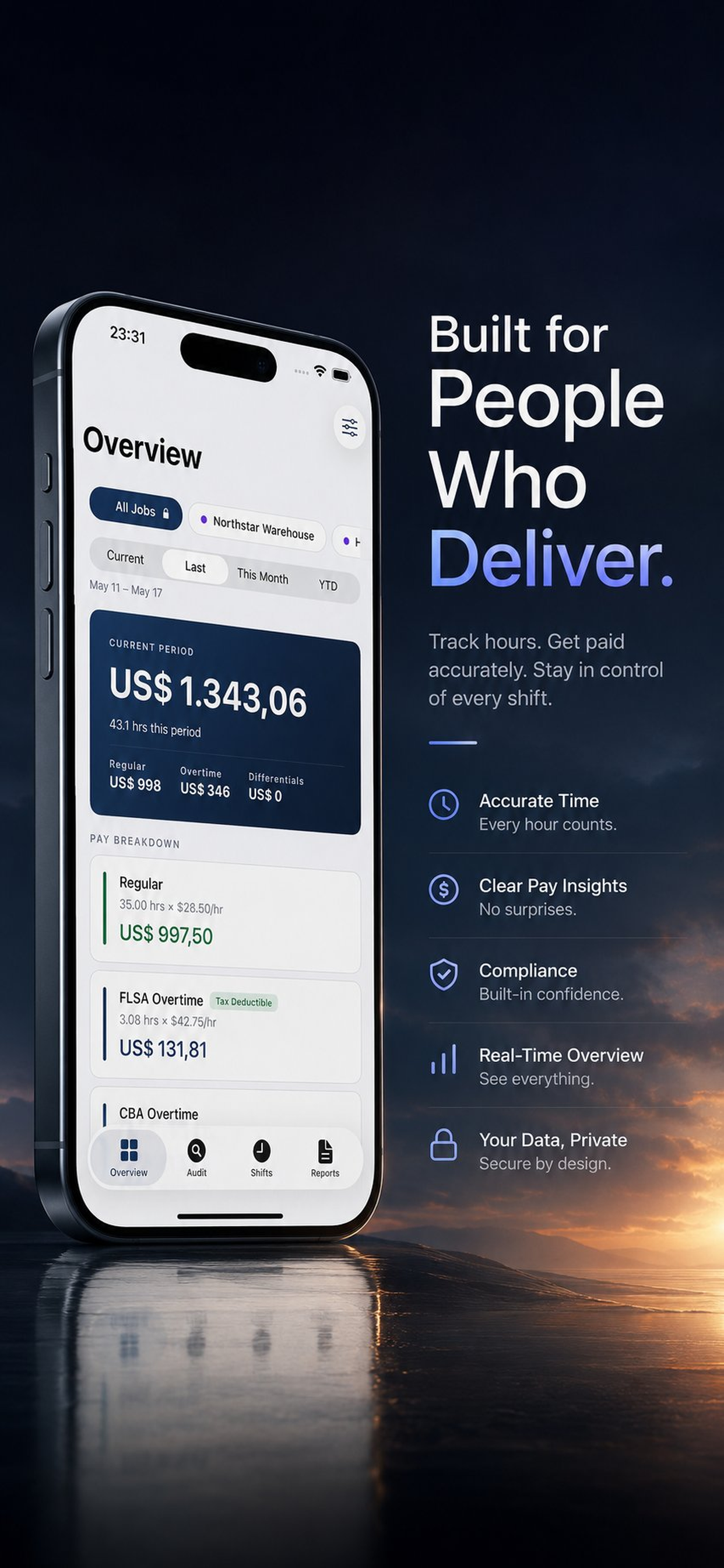 OverPay developer-provided iPhone screenshot 1