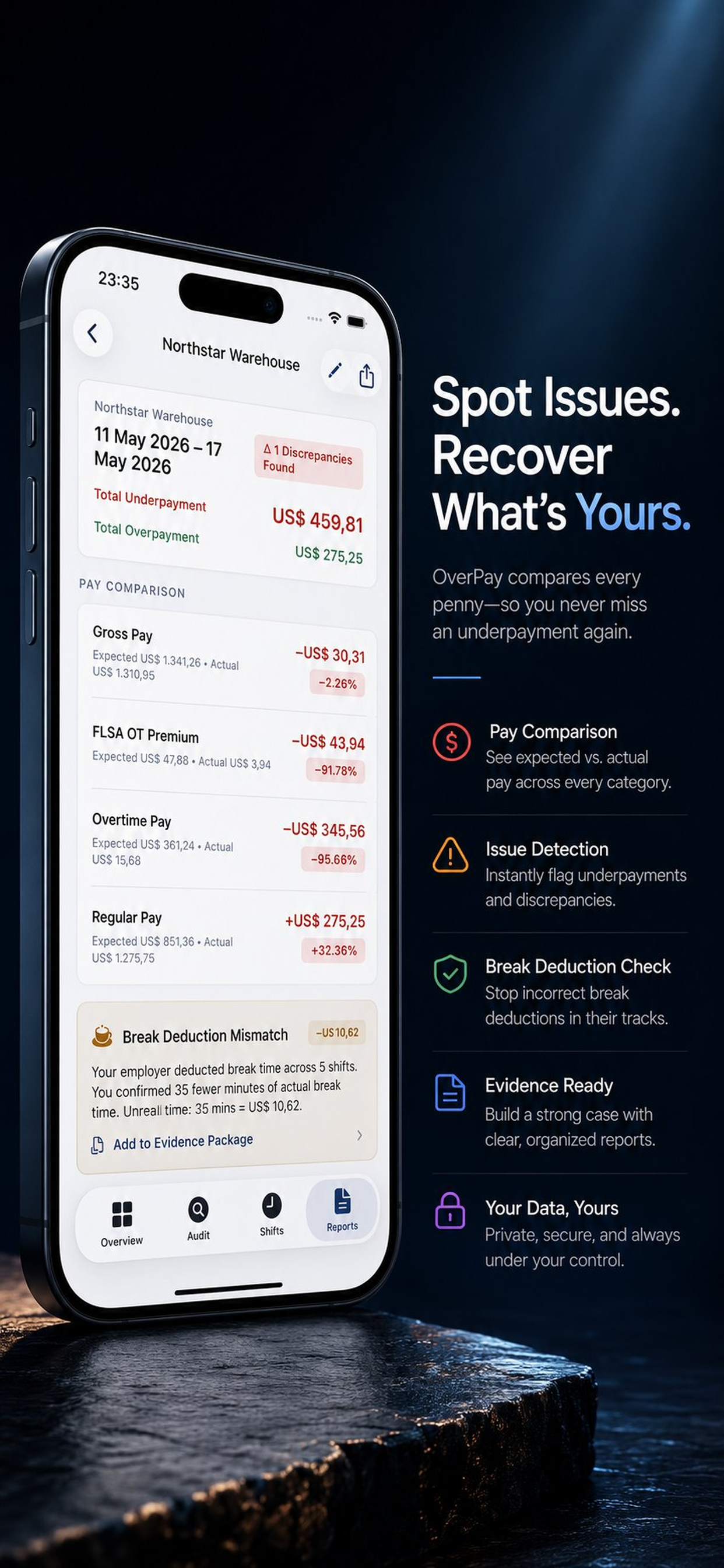 OverPay developer-provided iPhone screenshot 5