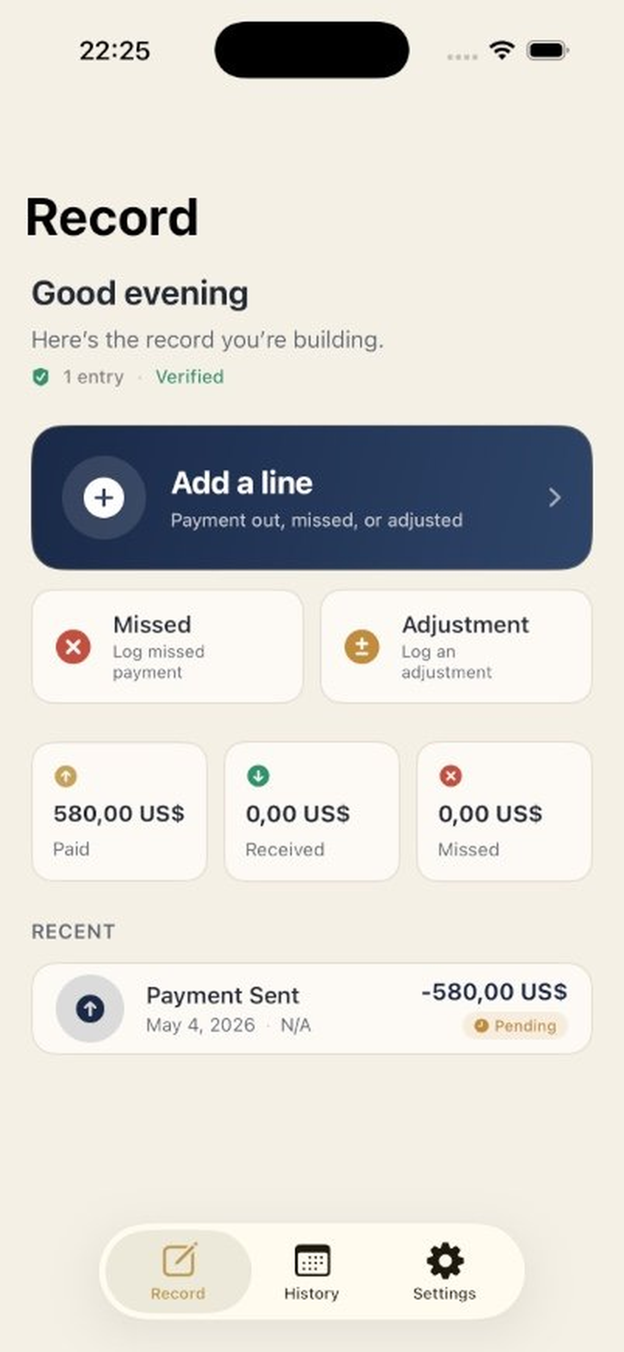 SupportLog developer-provided iPhone screenshot 5